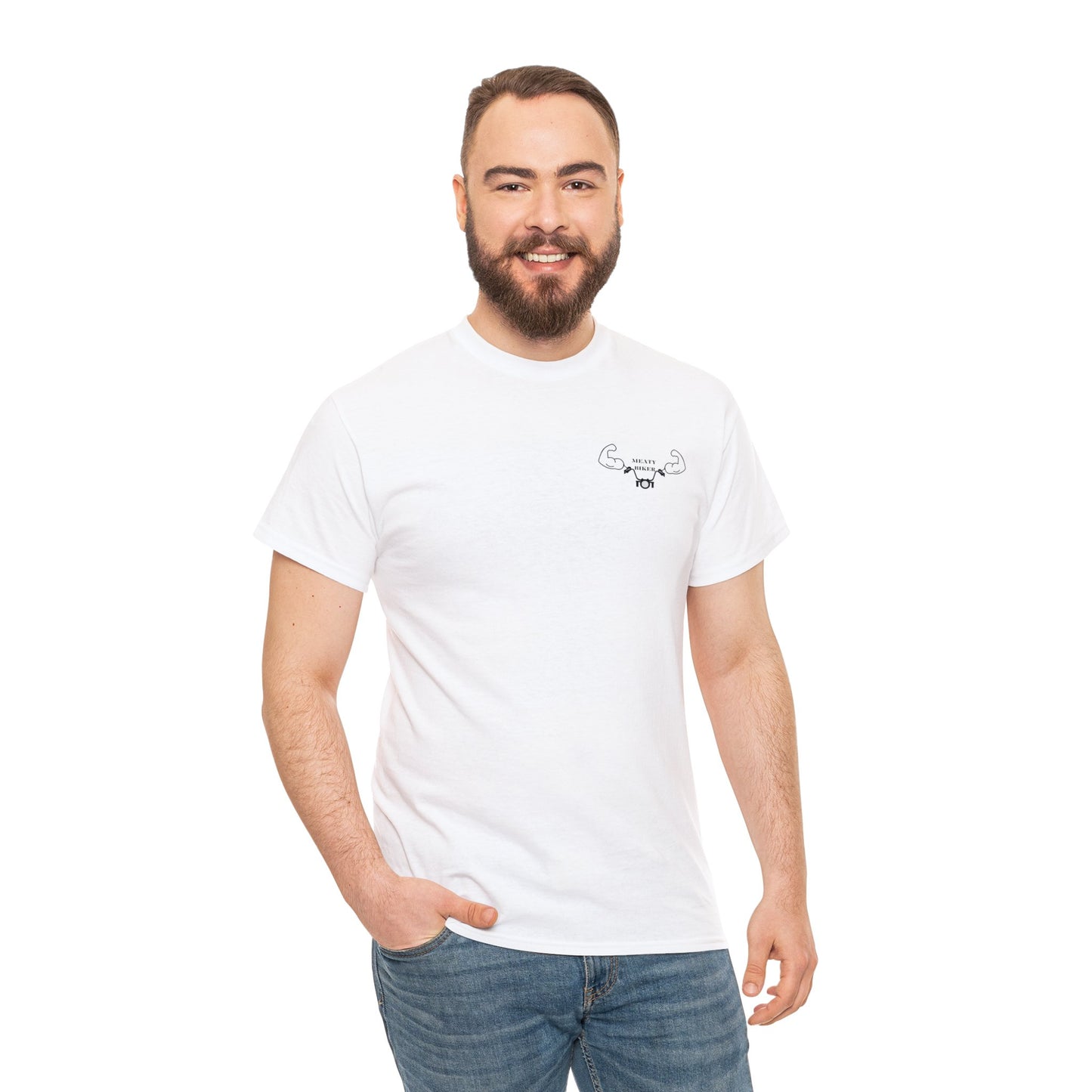 Meaty Biker Logo t-shirt