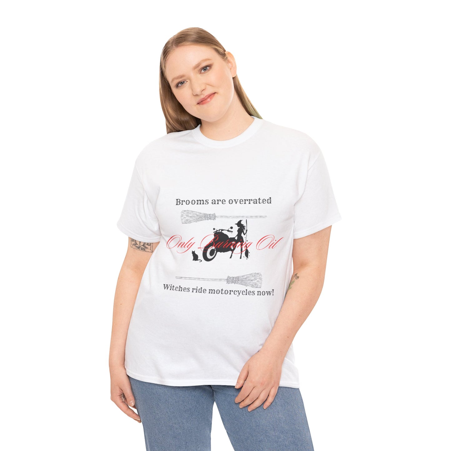 Brooms are overrated Witches ride motorcycles now Unisex t-shirt