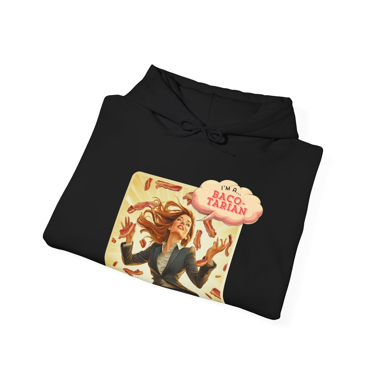 "I'm a Baco-tarian" unisex hoodie