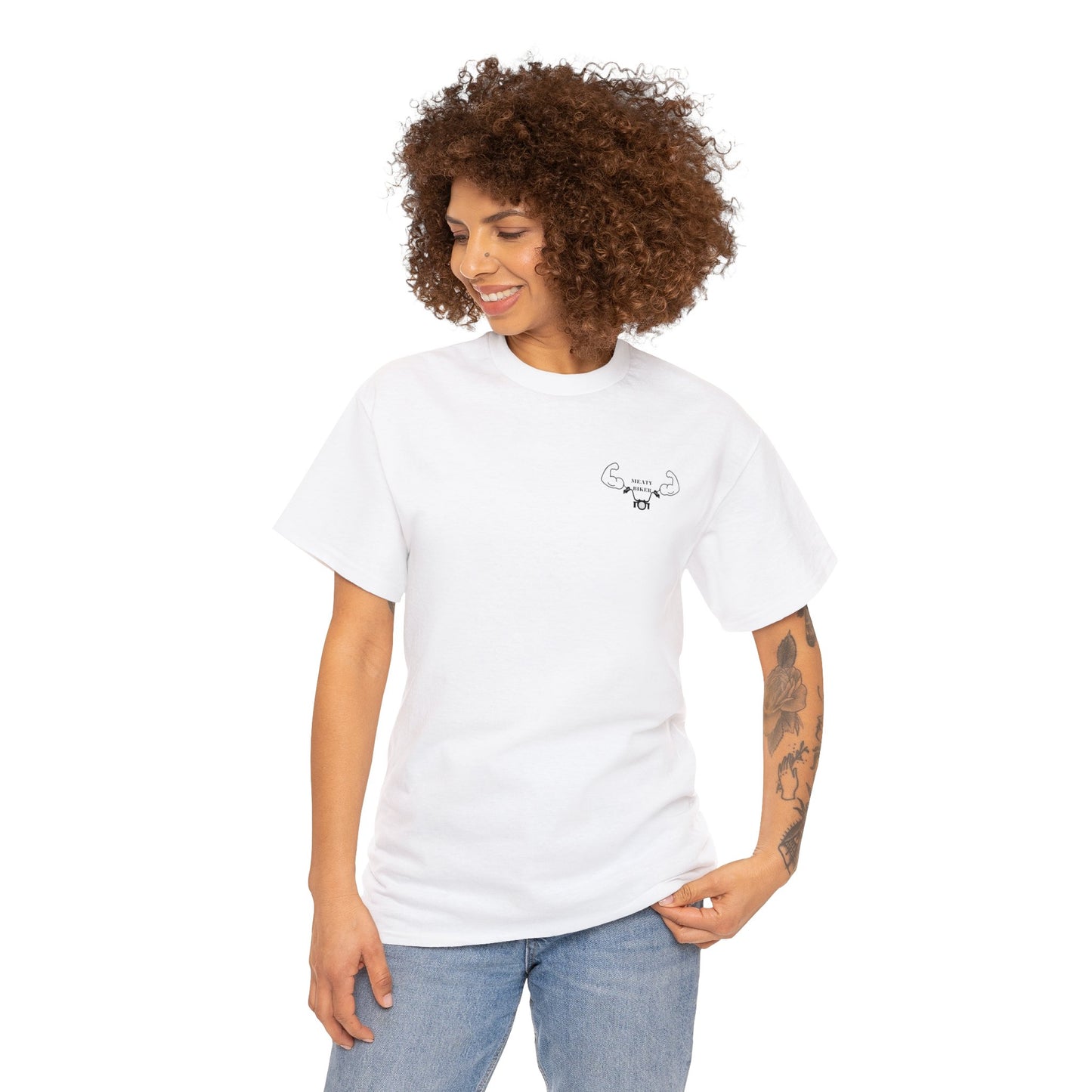Meaty Biker Logo t-shirt