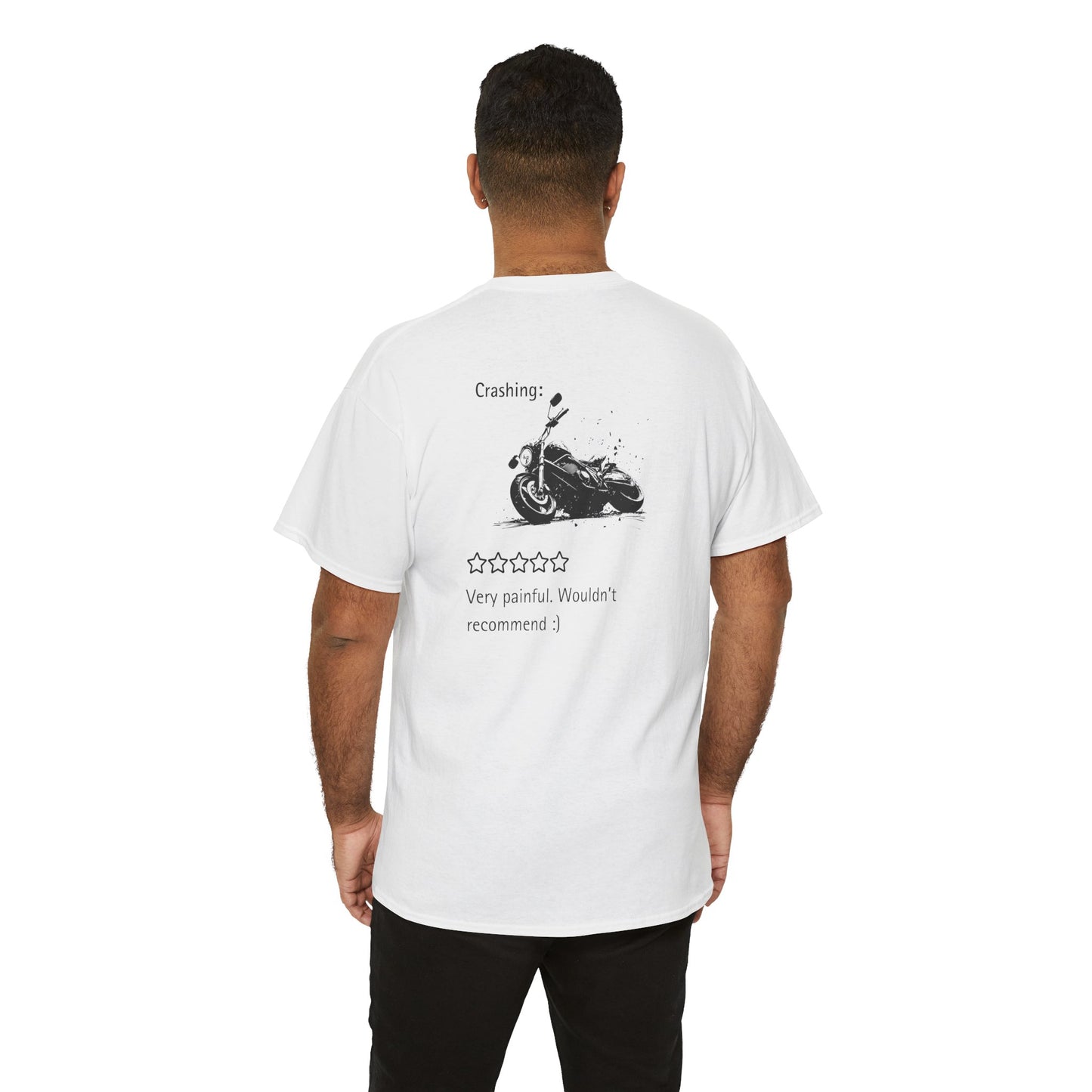 "Review of crashing- don't recommend" t-shirt